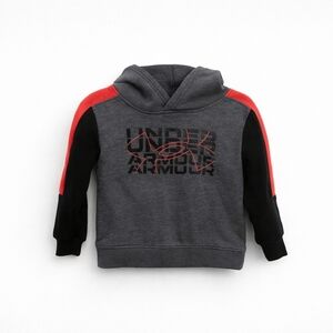 Under Armour Toddler Boys Gray Logo Hoodie Size 2T